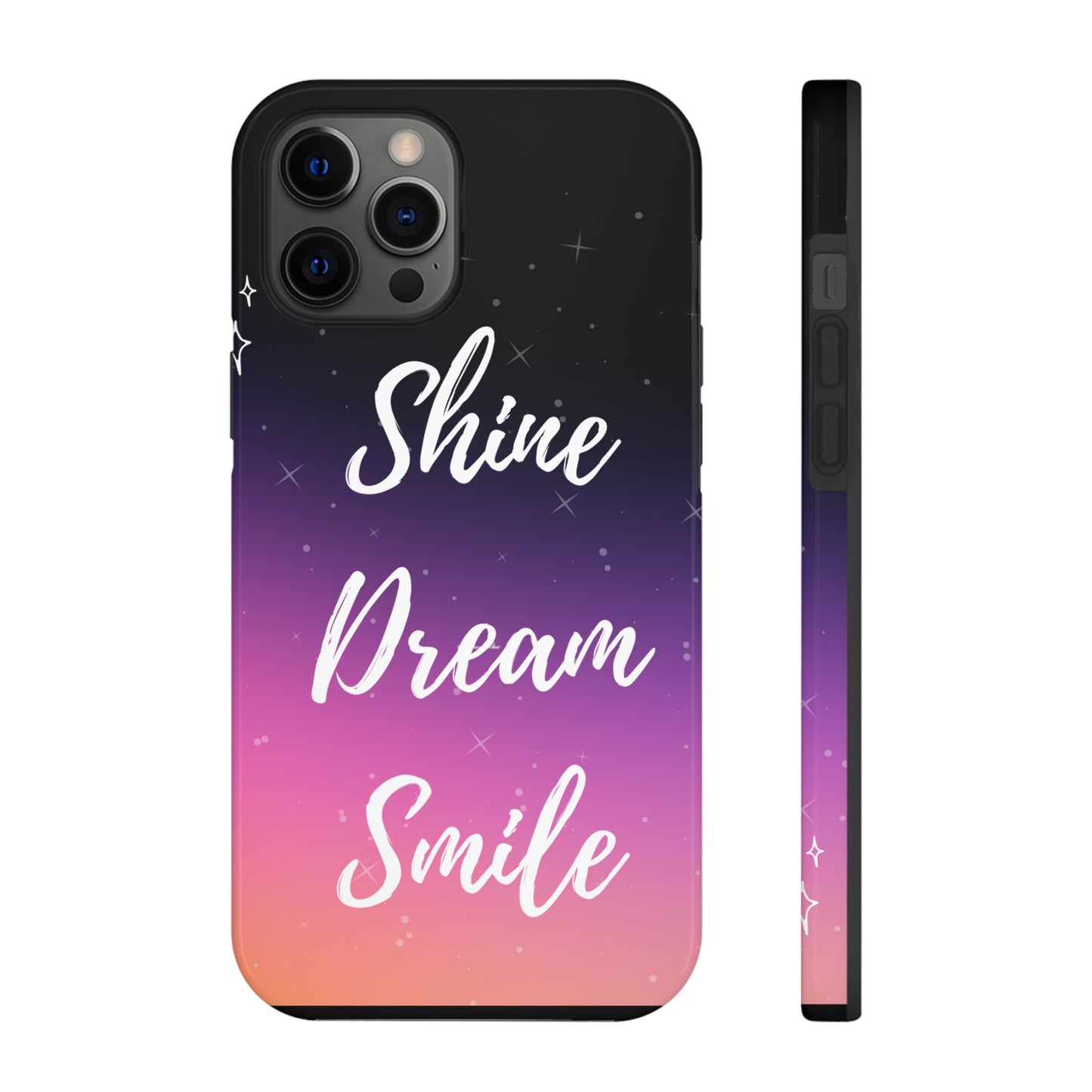 Shine, Dream, Smile Mikrokosmos phone case