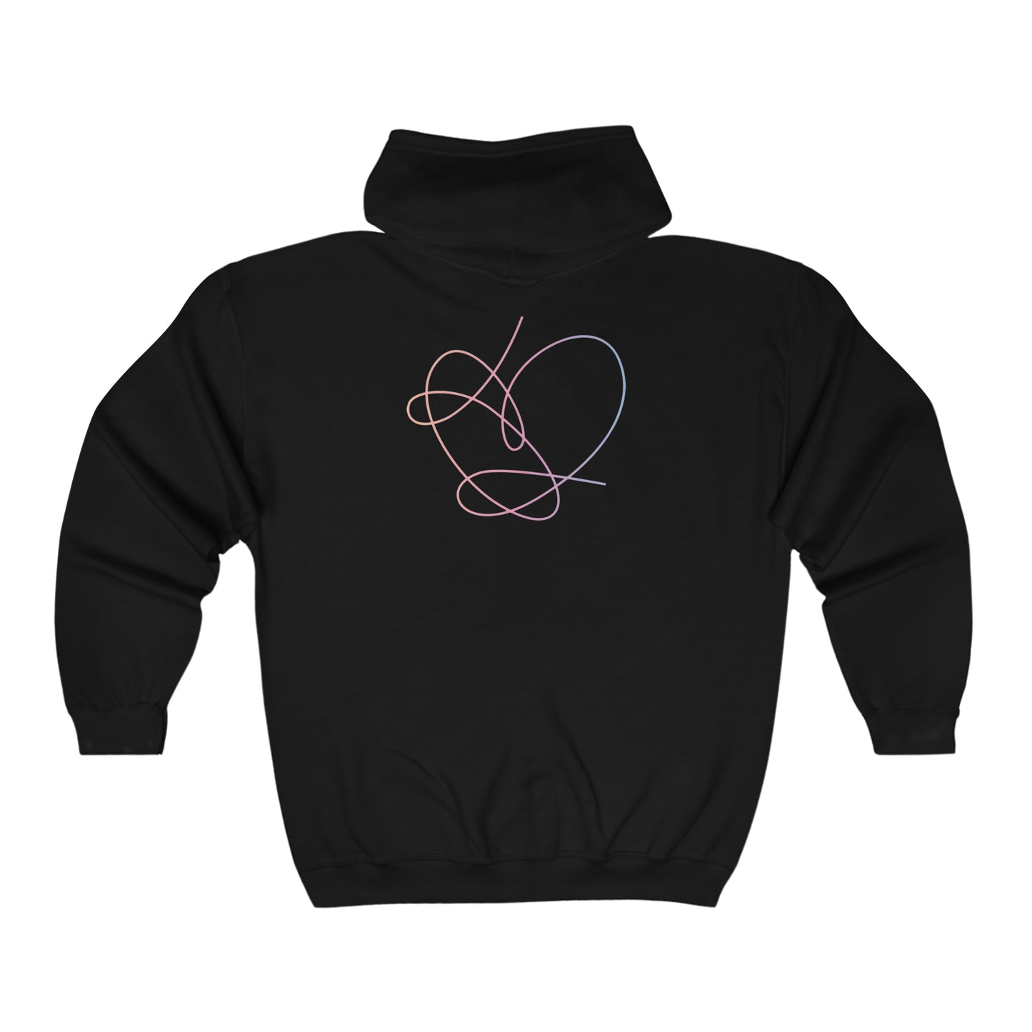 Love Yourself Full Zip Hooded Sweatshirt