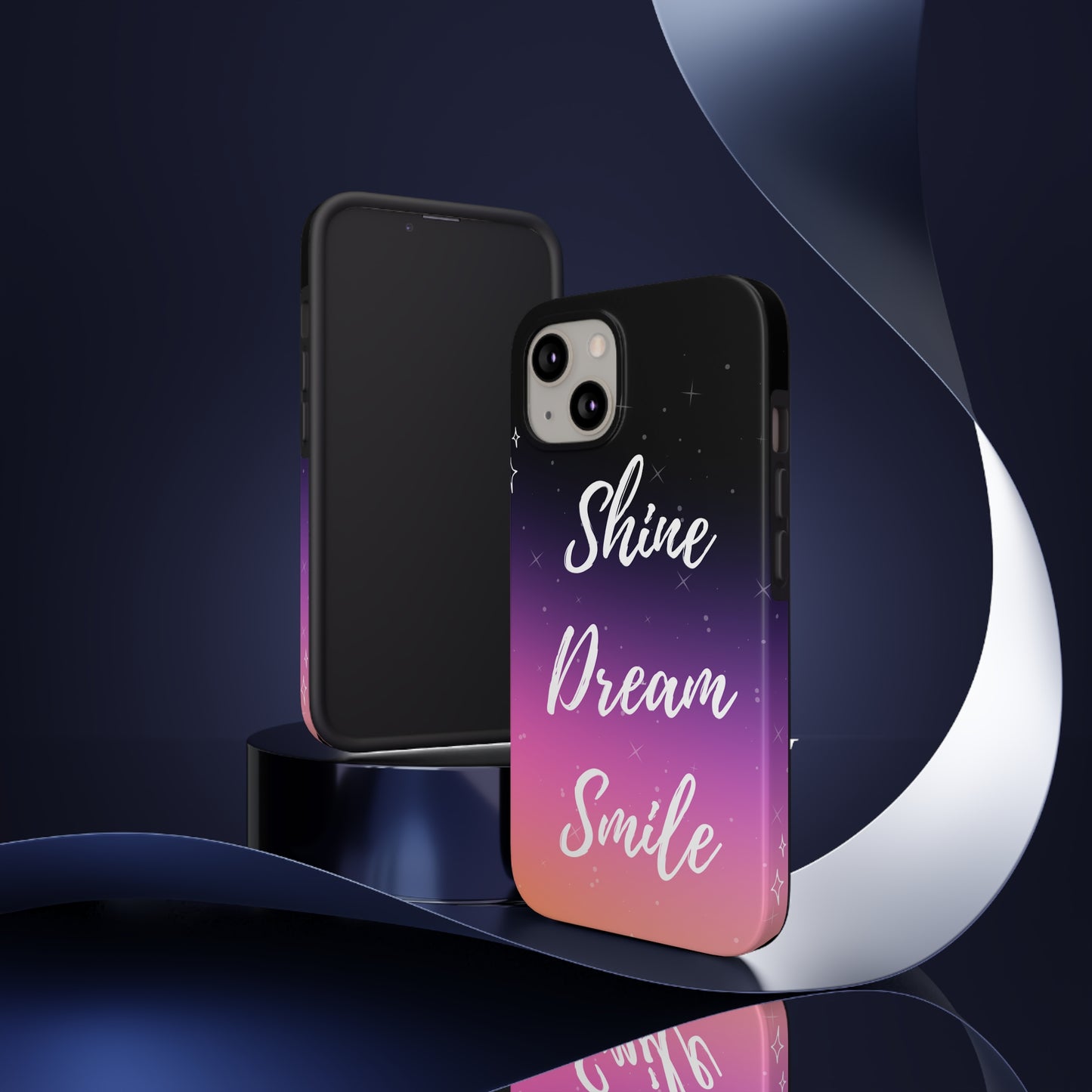 Shine, Dream, Smile Mikrokosmos phone case