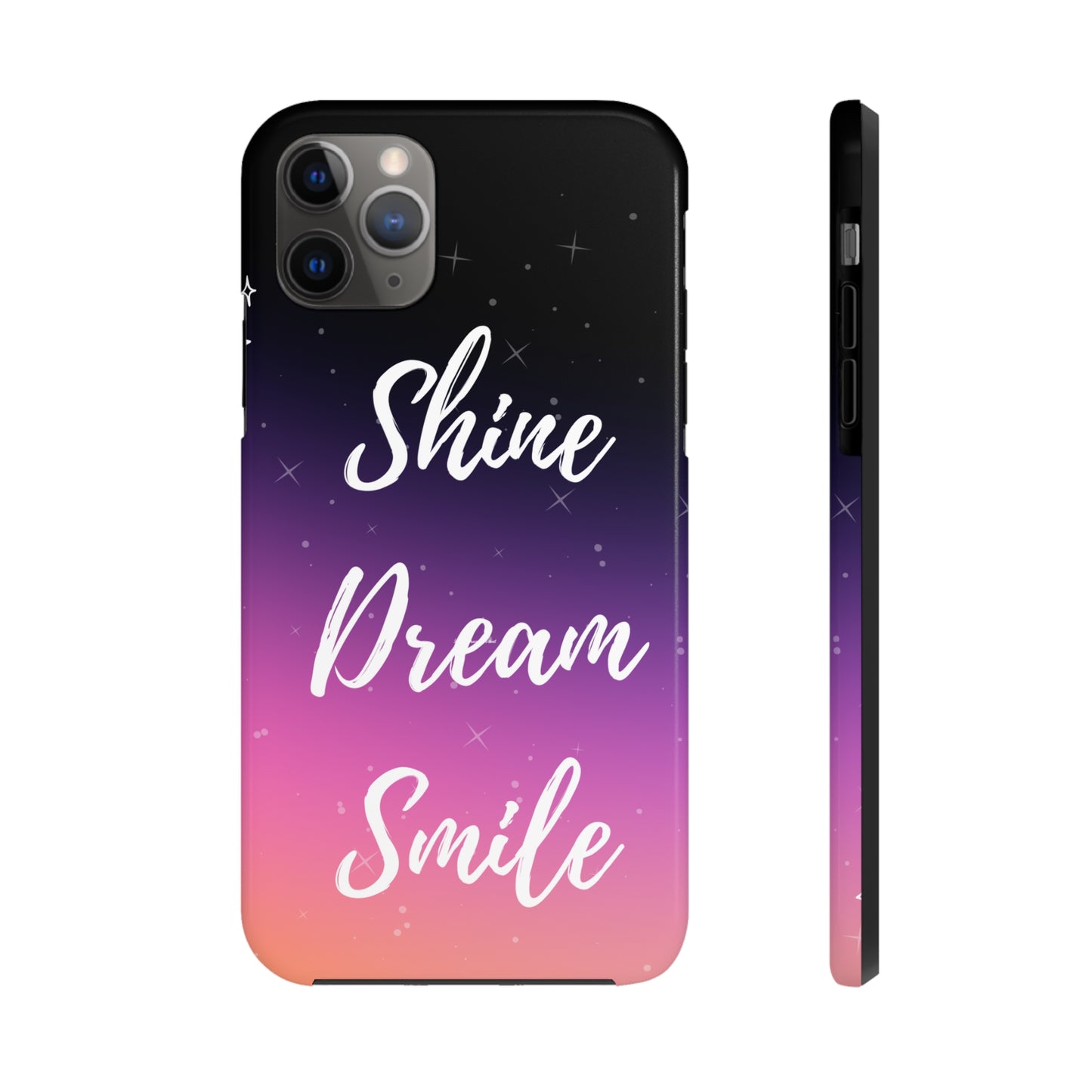 Shine, Dream, Smile Mikrokosmos phone case
