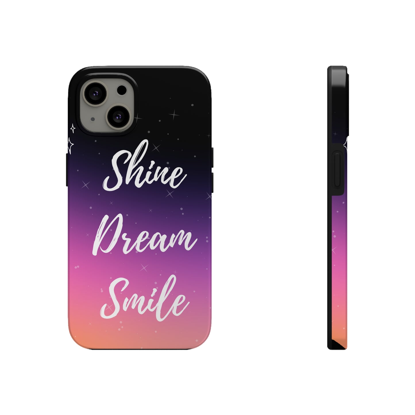 Shine, Dream, Smile Mikrokosmos phone case