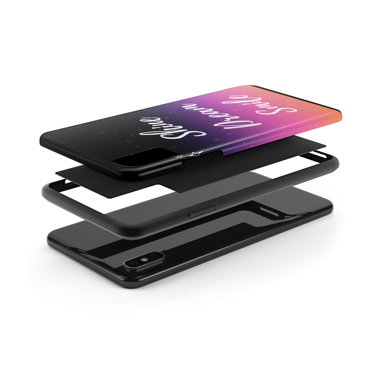 Shine, Dream, Smile Mikrokosmos phone case