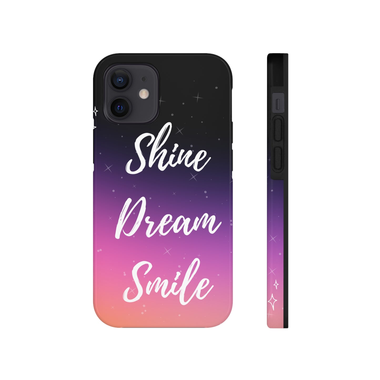 Shine, Dream, Smile Mikrokosmos phone case