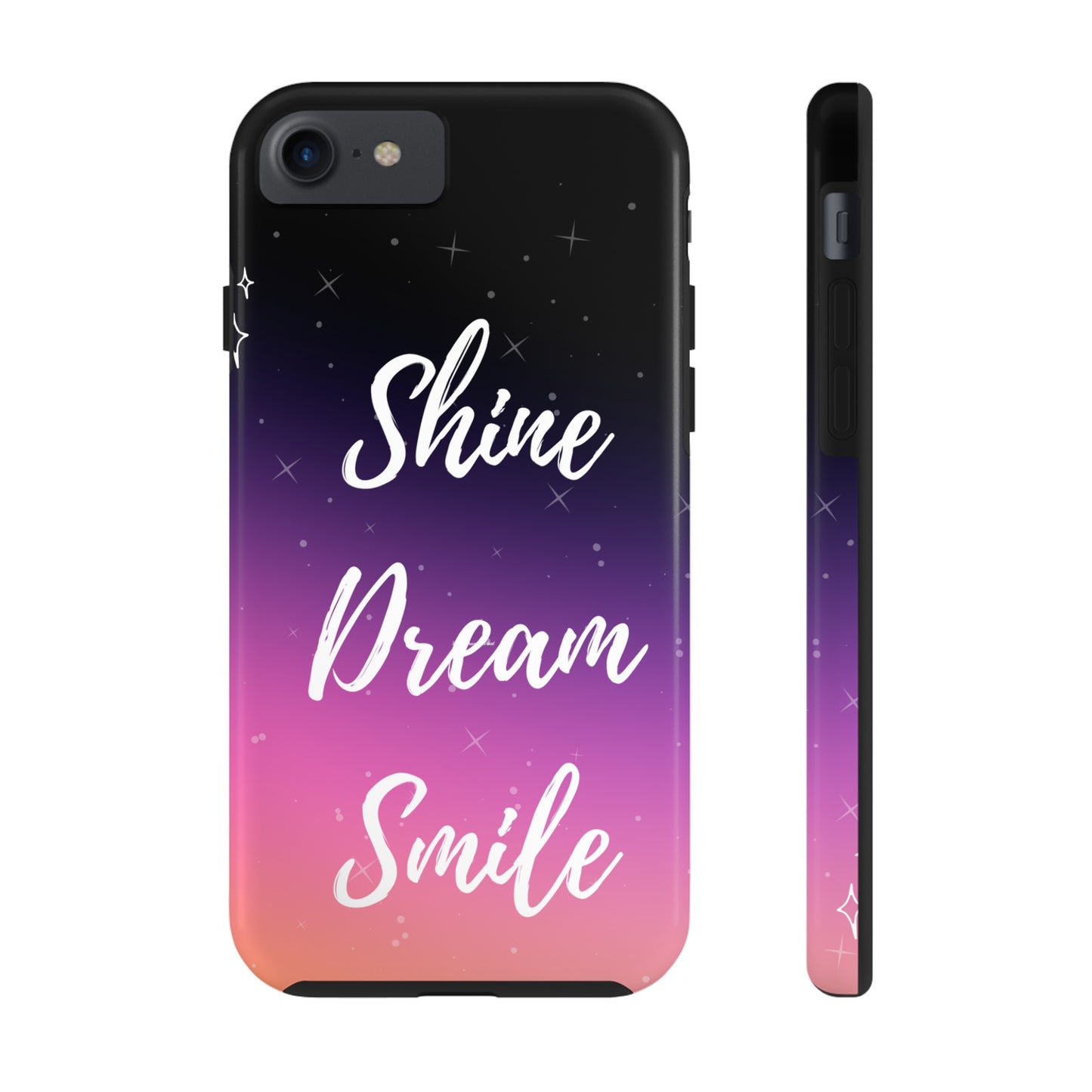 Shine, Dream, Smile Mikrokosmos phone case