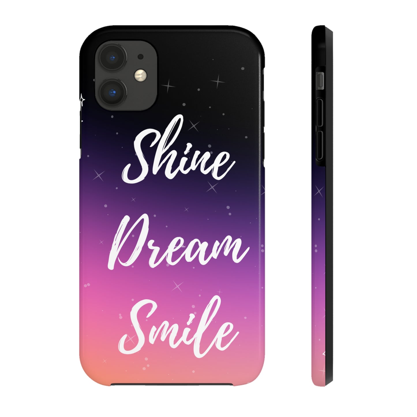 Shine, Dream, Smile Mikrokosmos phone case