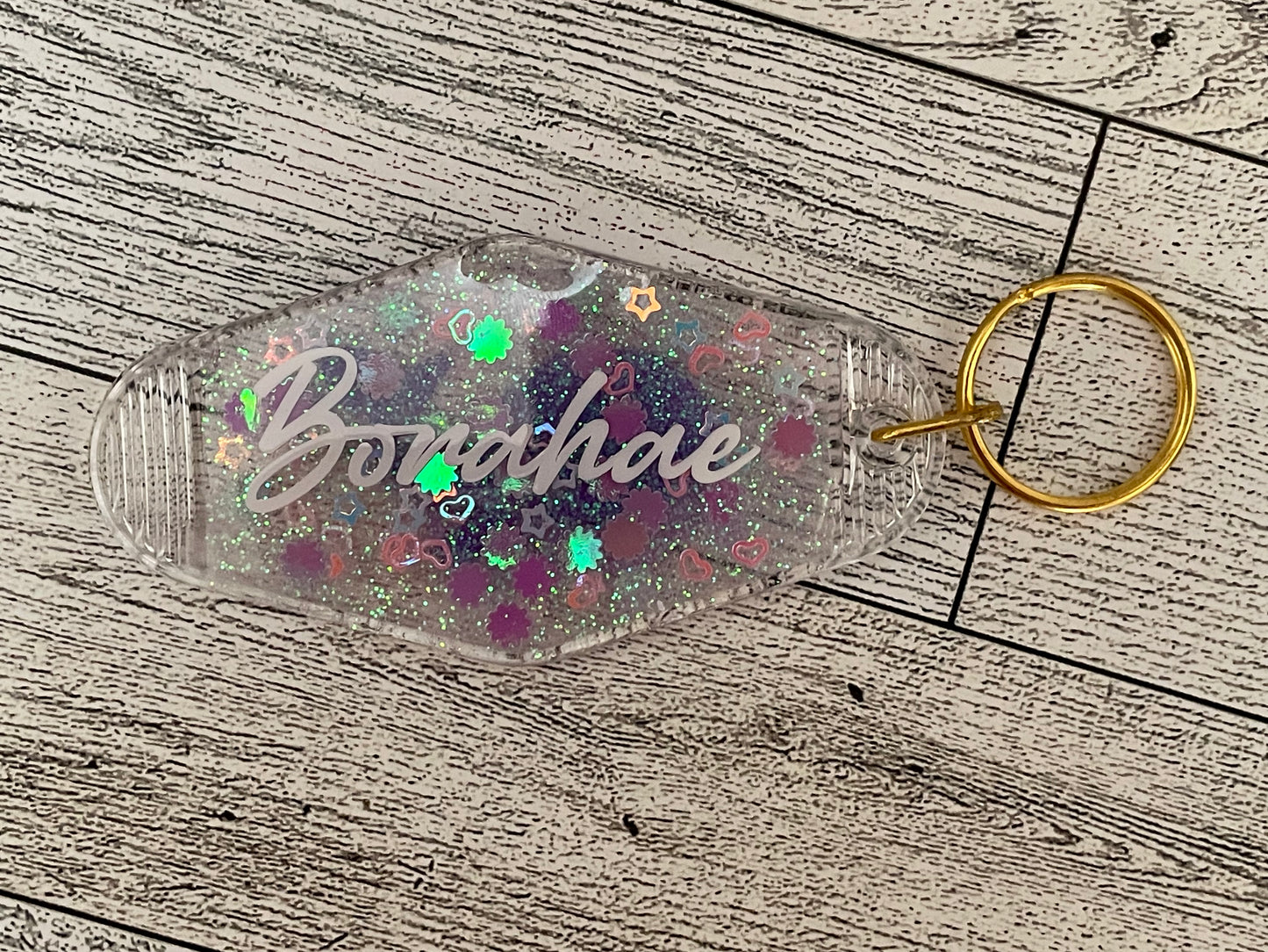 Borahae Whale Keychain