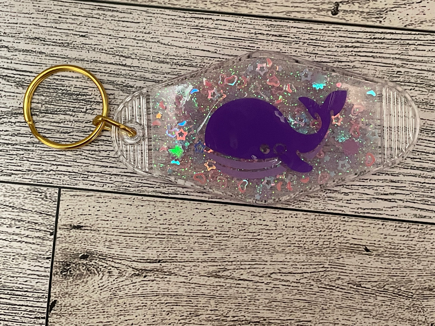 Borahae Whale Keychain