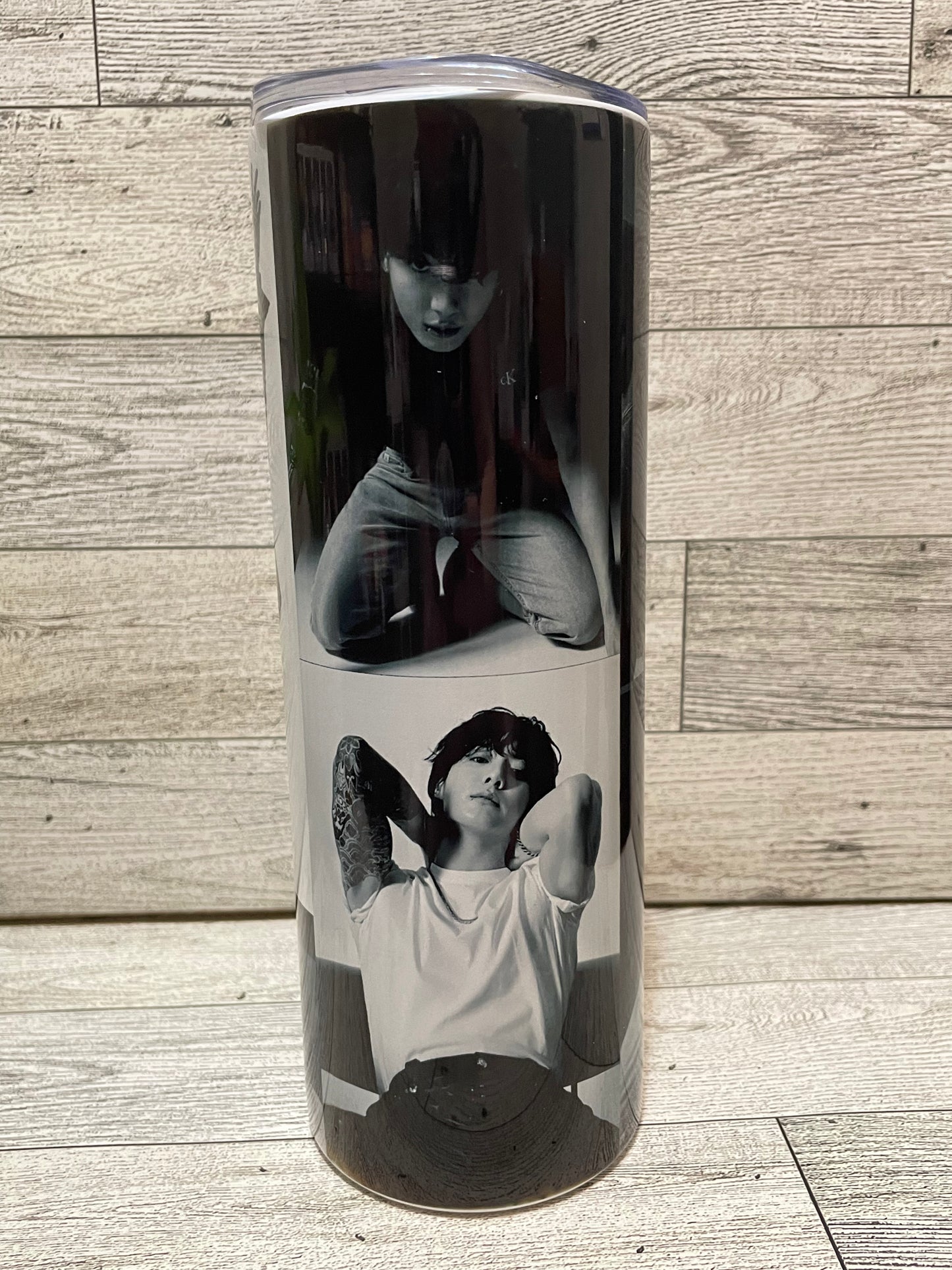 JKxCK black and white Tumbler
