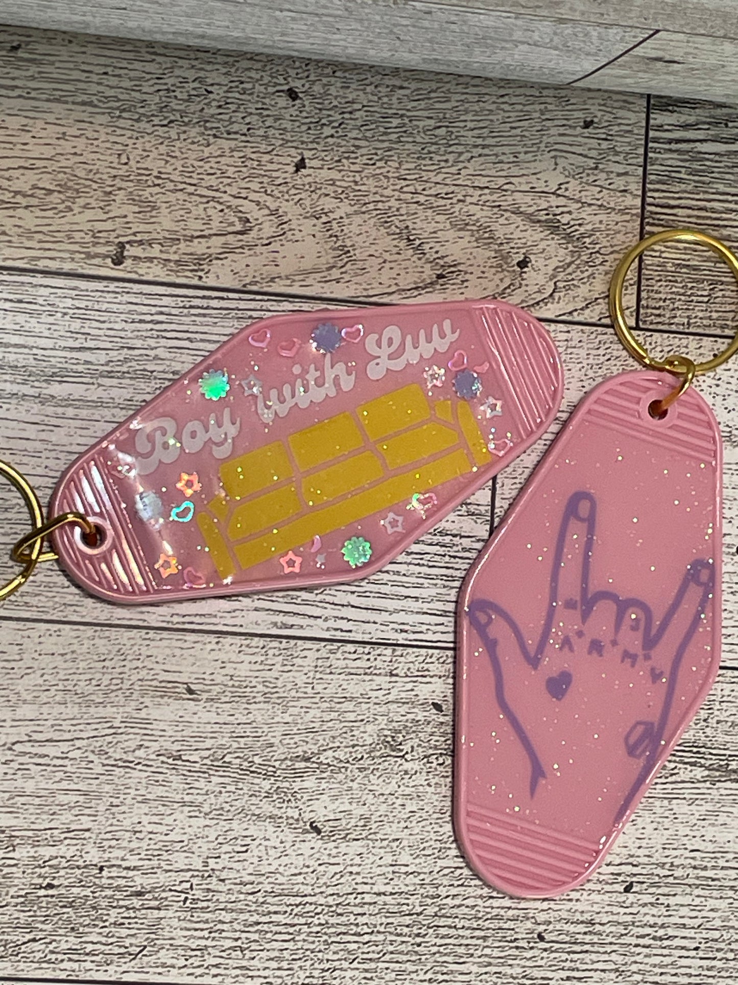 Boy with Luv Keychain