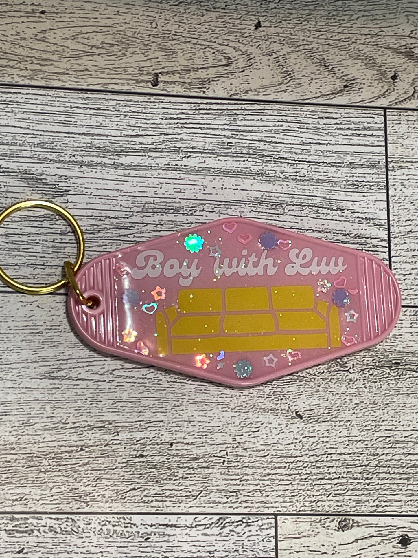 Boy with Luv Keychain