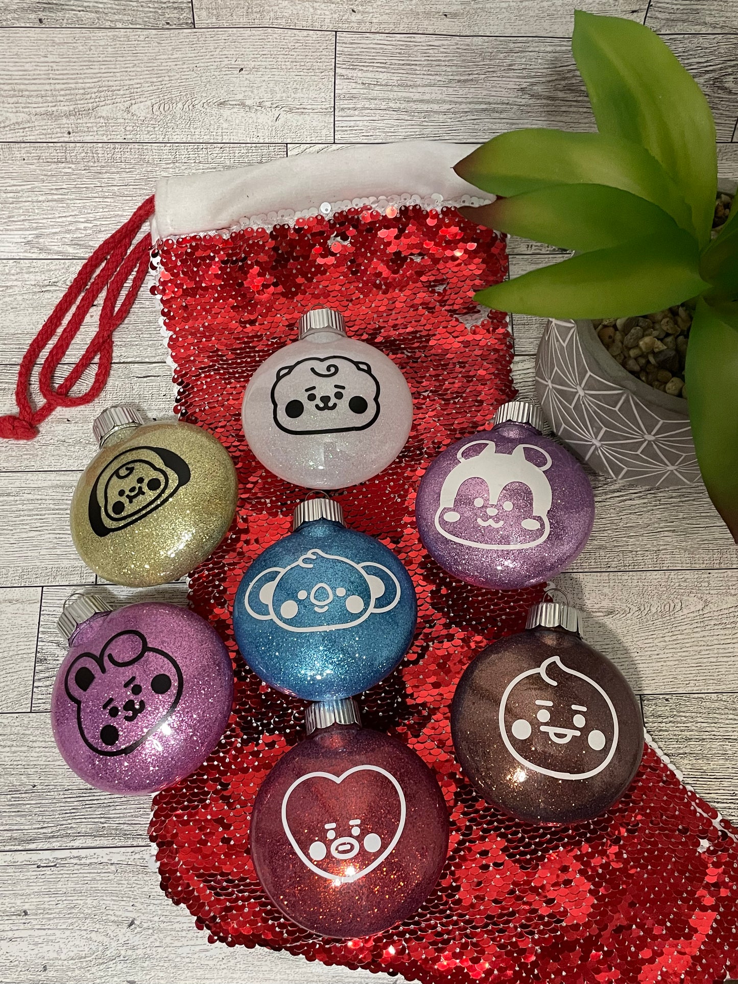 BT21 inspired Ornament Bundle