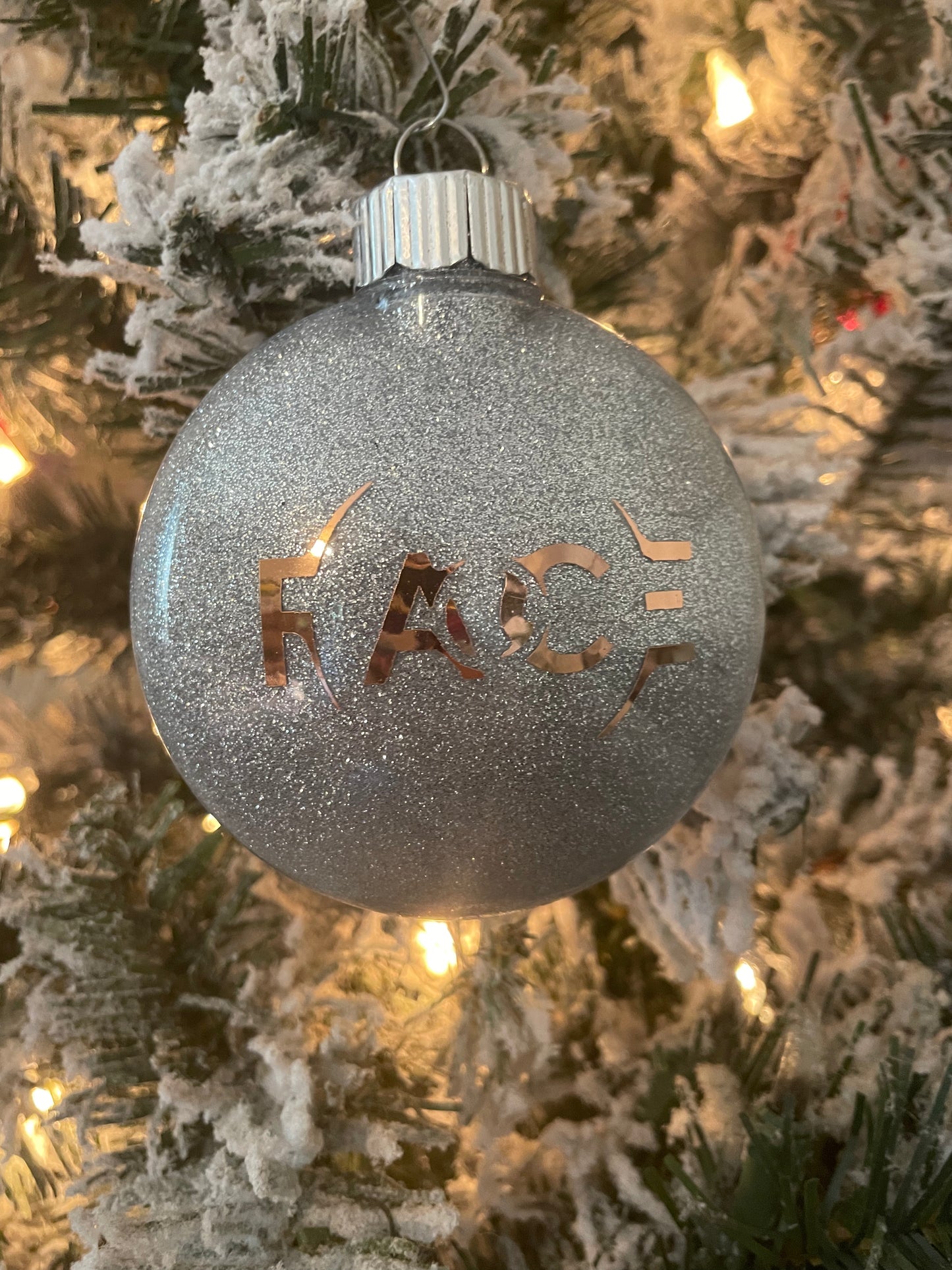 Face inspired Ornament