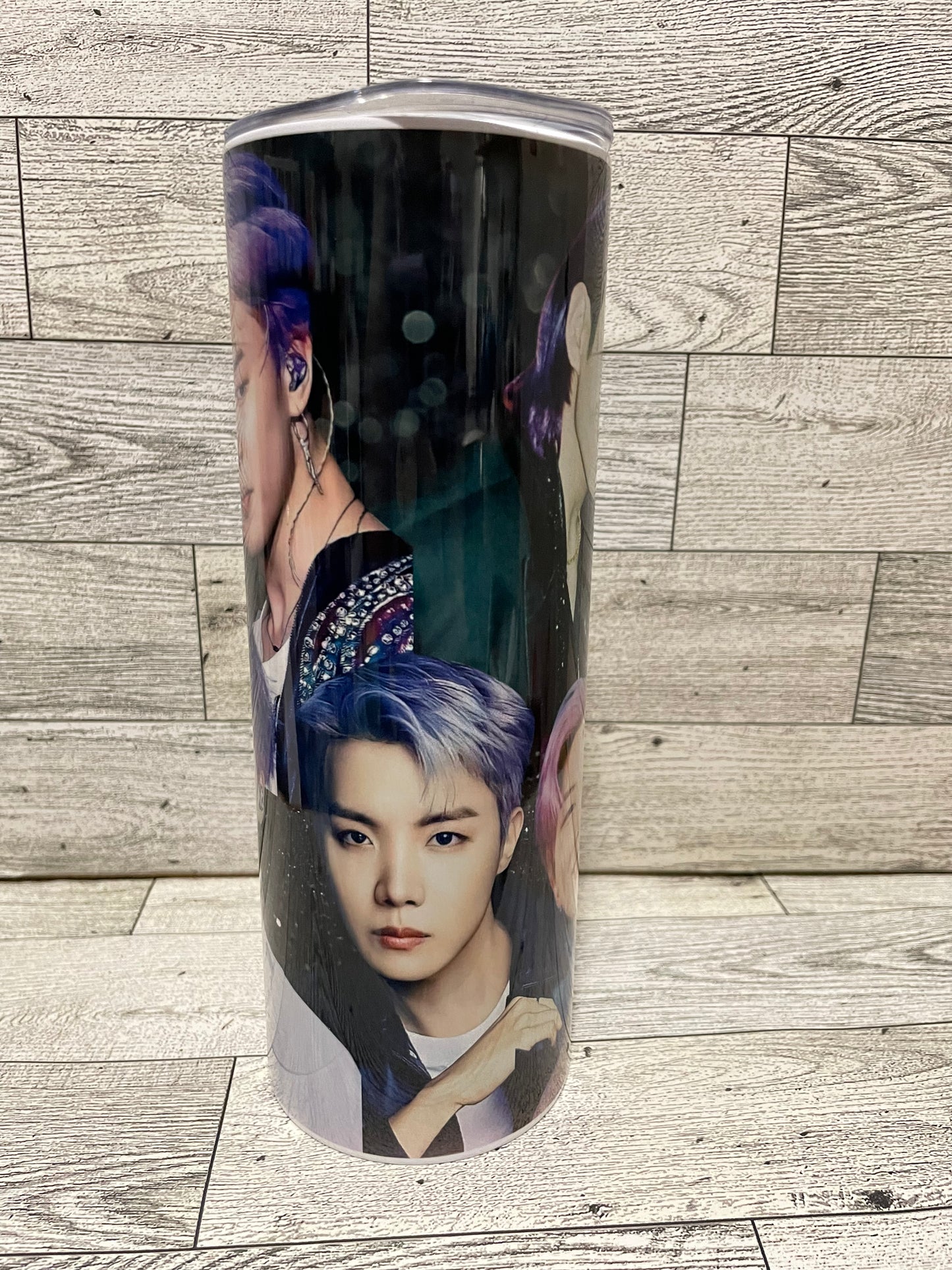Borahae Purple Hair Tumbler