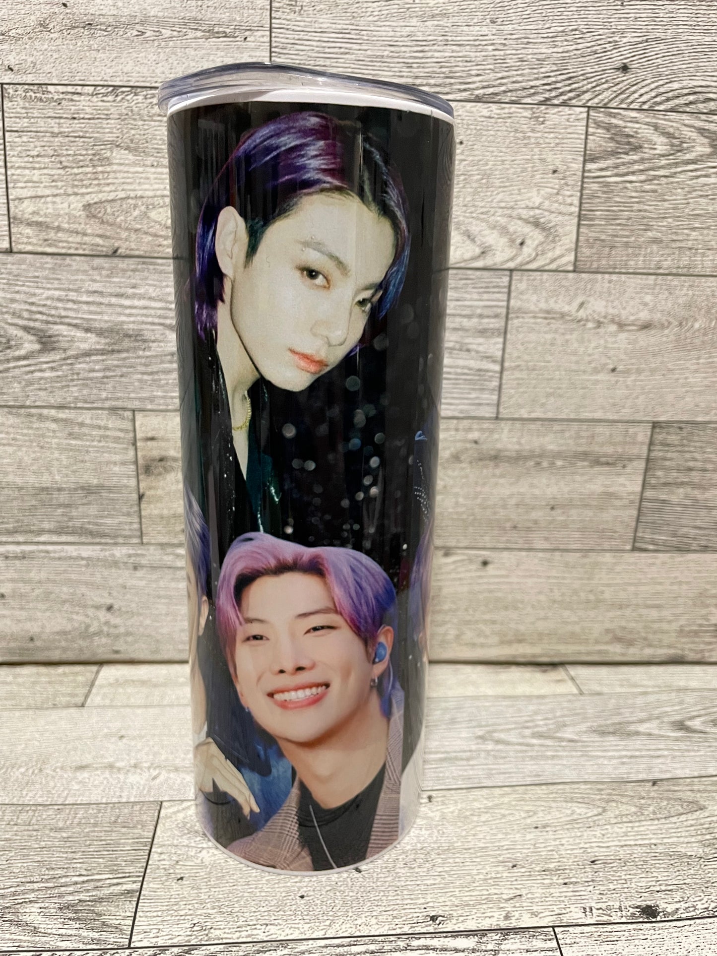 Borahae Purple Hair Tumbler