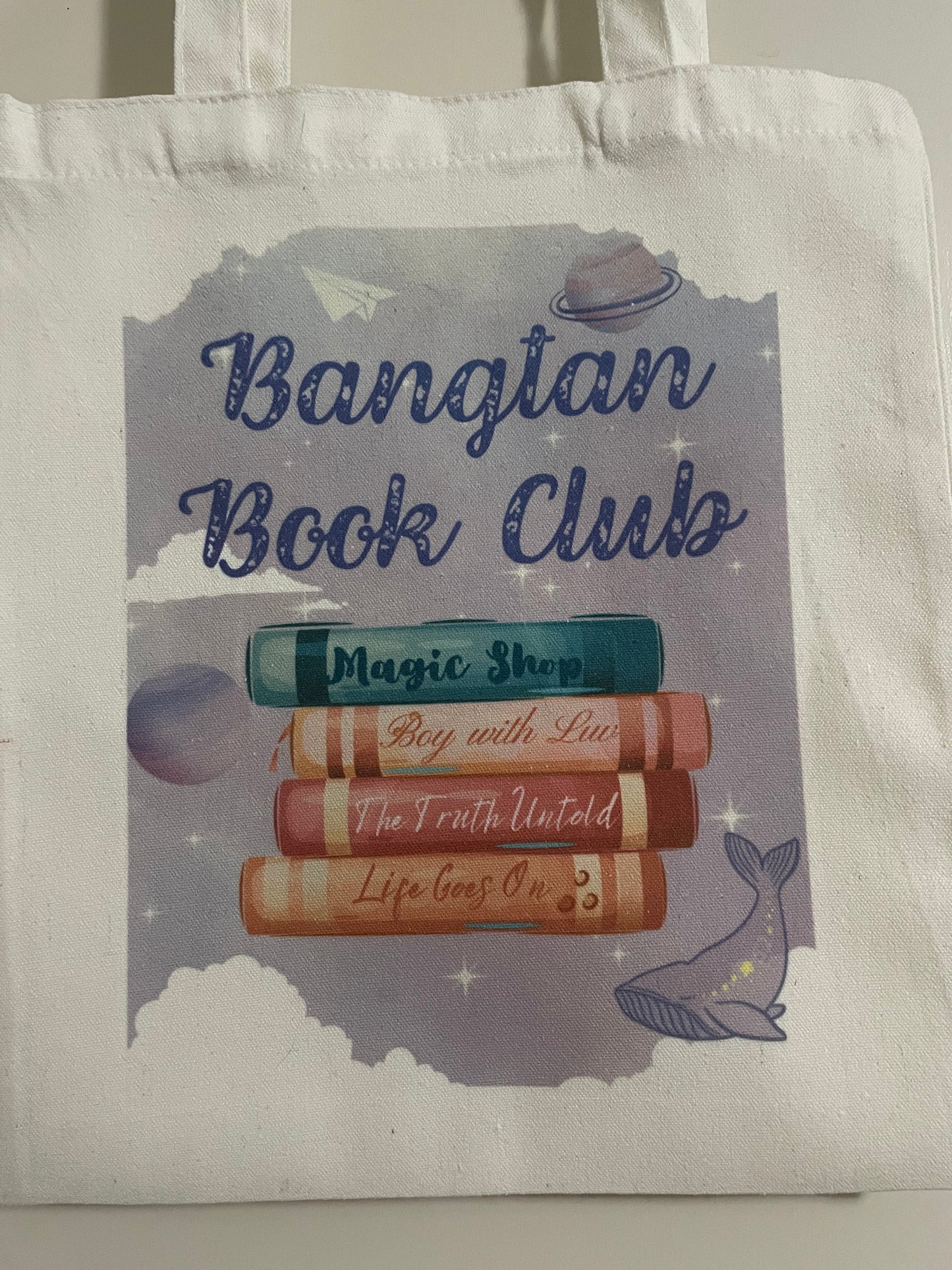 Bangtan Book Club tote bag
