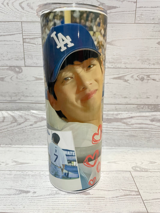V Dodgers Game First Pitch Tumbler