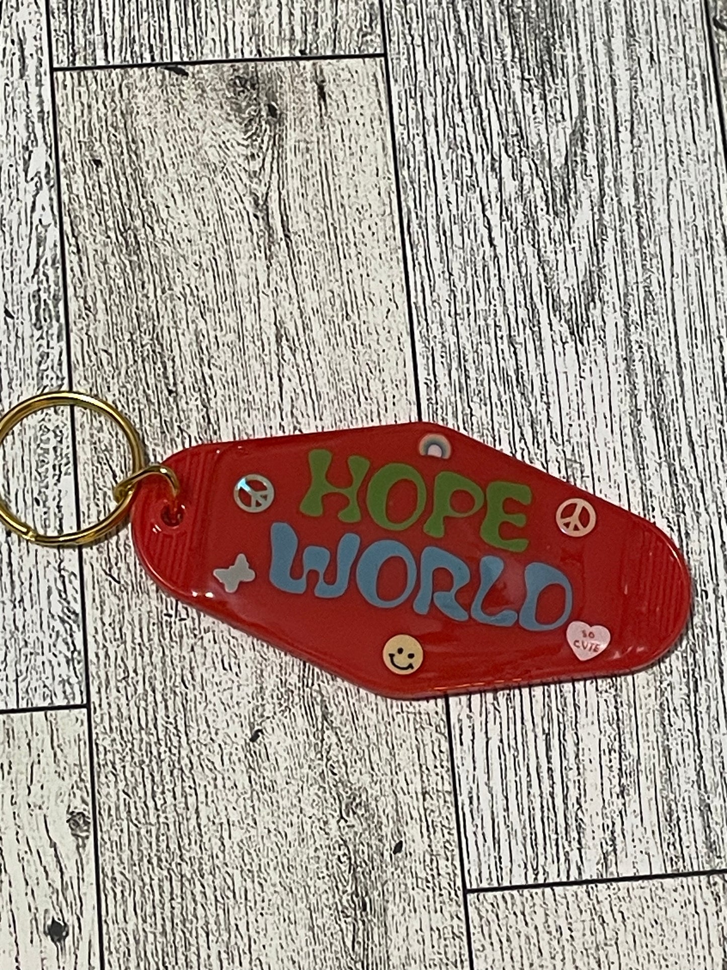 Hope World Keychain