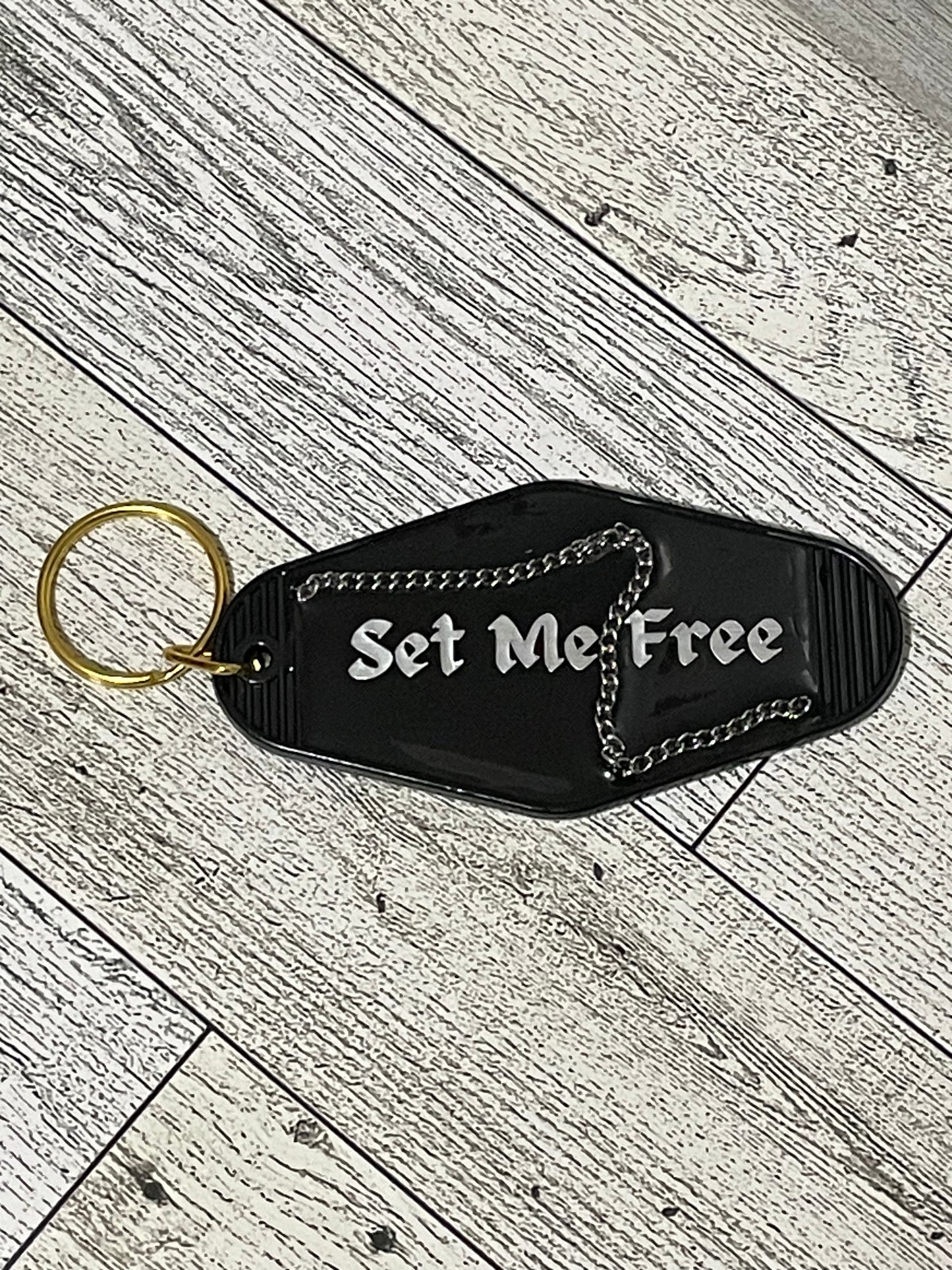 Set Me Free Keychain